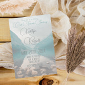 私たちの永遠の旅 |モダン結婚式招待状 招待状