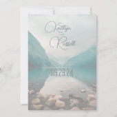 私たちの永遠の旅 |モダン結婚式招待状 招待状 (裏面)