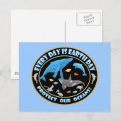 私たちの海を守ろう 地球の日 ポストカード (正面/裏面)