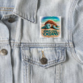 私たちの海を守ろう 海洋保護 缶バッジ (インサイチュ)