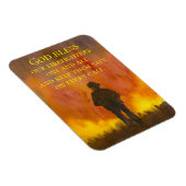 私たちの消防士の野火を祝福する マグネット (右側)