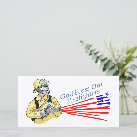 私たちの消防士を祝福する サンキューカード (スタンド正面)