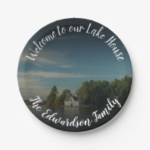 私たちの湖の家の家族に自分の歓迎を作成