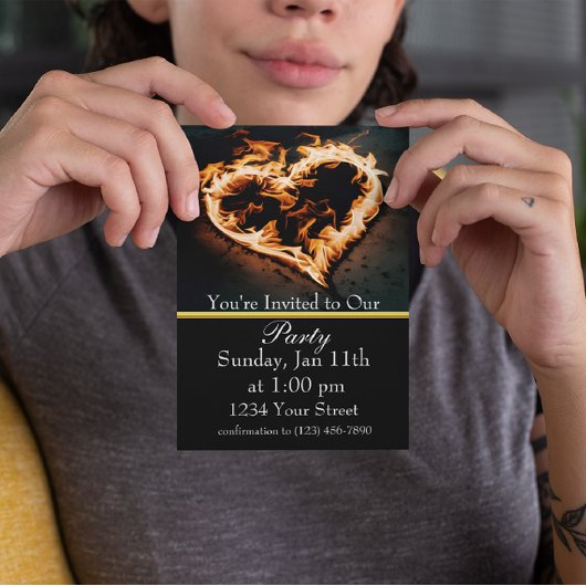 私たちの炎のパーティーに先駆けよう！ 招待状