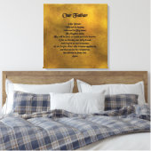 私たちの父のキャンバスプリント キャンバスプリント (インサイチュ (寝室))