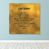 私たちの父のキャンバスプリント キャンバスプリント (インサイチュ (ウッドフロア))