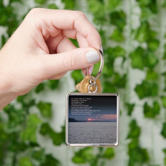 私たちの父の祈りの言葉 キーホルダー (手)