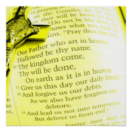 私たちの父の祈りの言葉 ポスター