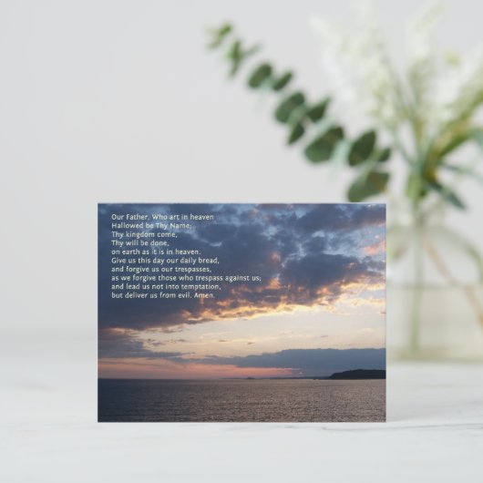 私たちの父の祈りの言葉 ポストカード (スタンド正面)