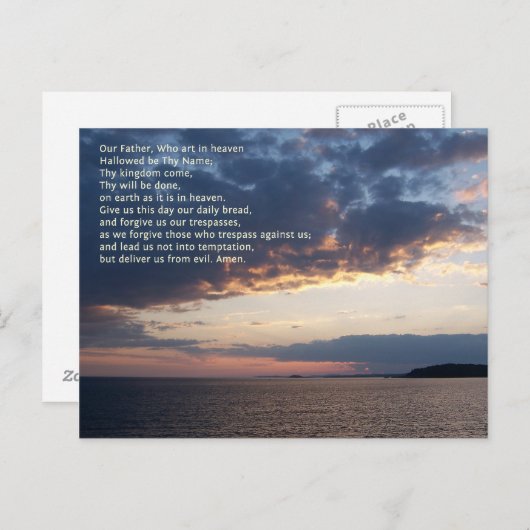 私たちの父の祈りの言葉 ポストカード (正面/裏面)