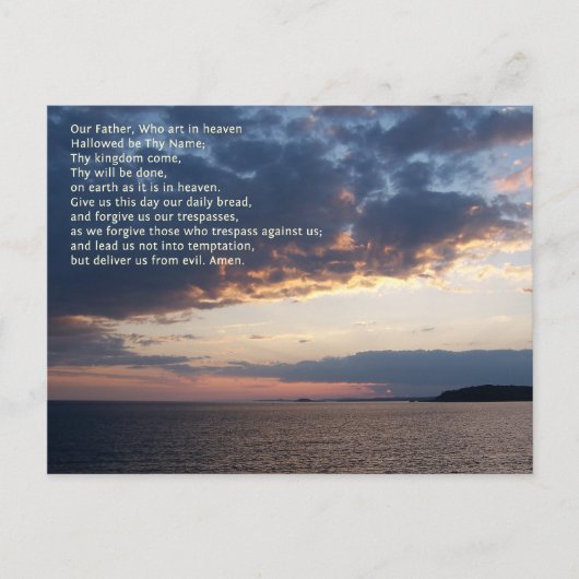 私たちの父の祈りの言葉 ポストカード (正面)