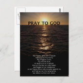 私たちの父の祈りの言葉 ポストカード (正面/裏面)