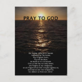 私たちの父の祈りの言葉 ポストカード (正面)