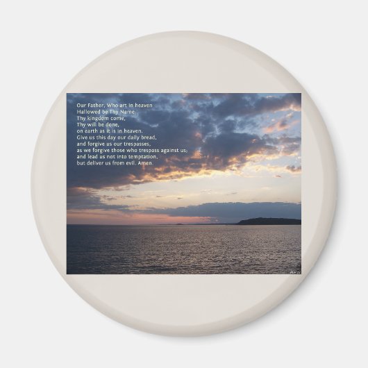 私たちの父の祈りの言葉 マグネット (正面)
