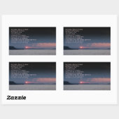 私たちの父の祈りの言葉 長方形シール (シート)