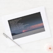 私たちの父の祈りの言葉 長方形シール (封筒)