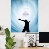 私たちの父は愛を癒すことでプリントの祈りの言葉 ポスター (ホームオフィス)