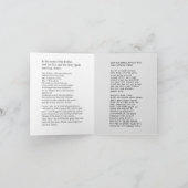 私たちの父アバタシンホイ祈りの言葉インアムハラ ノートカード (内部)