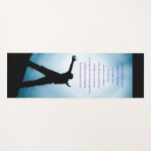 私たちの父，カトリック祈りの言葉，クリスチャン，祈りの言葉，信仰 ヨガマット (正面(横))