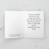 私たちの牧師カードに カード (内部)