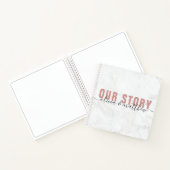 私たちの物語の思い出カップル記念ジャーナル ノートブック (内部)