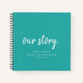 私たちの物語の思い出カップル記念ジャーナル ノートブック (正面)