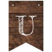 私たちの物語はバーンドウッド結婚の バンティングフラッグ (第2の旗)