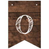 私たちの物語はバーンドウッド結婚の バンティングフラッグ (第1の旗)