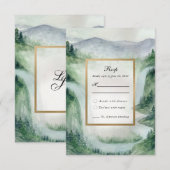 私たちの物語 招待状のご返事 出欠カード (正面/裏面)