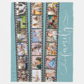 私たちの物語 私たちの家族 私たちの愛 | 家族の名前 フリースブランケット (正面)