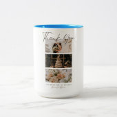 私たちの特別な日に感謝を込めて Mug ツートーンマグカップ (中央)
