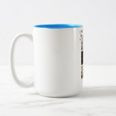 私たちの特別な日に感謝を込めて Mug ツートーンマグカップ (左)