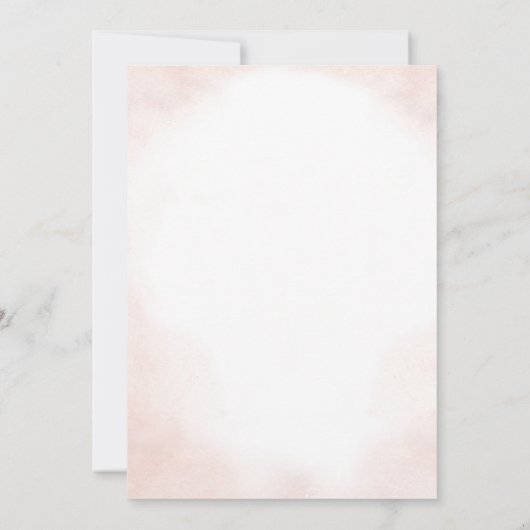 私たちの特別な1日に参加してくれてありがとう フローラルビーチ 招待状 (裏面)