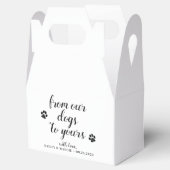 私たちの犬からあなたの犬のバッグ犬の結婚治療 フェイバーボックス (オープン)