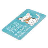 私たちの猫はクルーズ船おもしろいの客室を必要とした マグネット (左側)