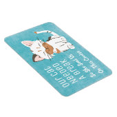 私たちの猫はクルーズ船おもしろいの客室を必要とした マグネット (右側)