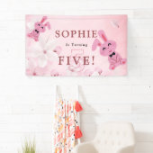 私たちの甘いバニープリンセスは5ターン!パーティーバナー 横断幕 (インサイチュ)