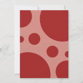 私たちの甘い小さな誕生日 招待状 (裏面)