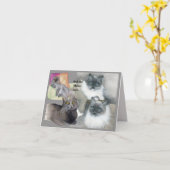 私たちの生活の天使の水彩画 カード (黄色い花)