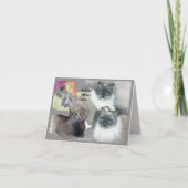 私たちの生活の天使の水彩画 カード (正面)