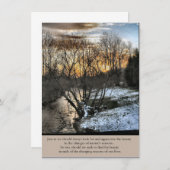 私たちの生活の季節感動的 エンクロージャーカード (正面/裏面)