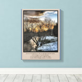 私たちの生活の季節感動的 キャンバスプリント (インサイチュ (ウッドフロア))