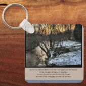 私たちの生活の季節感動的 キーホルダー (正面)