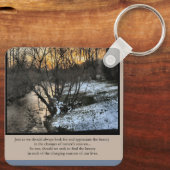 私たちの生活の季節感動的 キーホルダー (裏面)