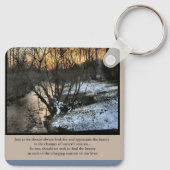 私たちの生活の季節感動的 キーホルダー (裏面)