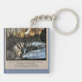 私たちの生活の季節感動的 キーホルダー (裏面)