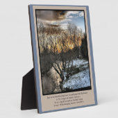 私たちの生活の季節感動的 フォトプラーク (側面)