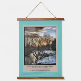 私たちの生活の季節感動的 吊り下げ型タペストリー