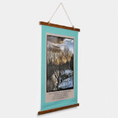 私たちの生活の季節感動的 吊り下げ型タペストリー (傾斜あり)