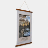 私たちの生活の季節感動的 吊り下げ型タペストリー (傾斜あり)